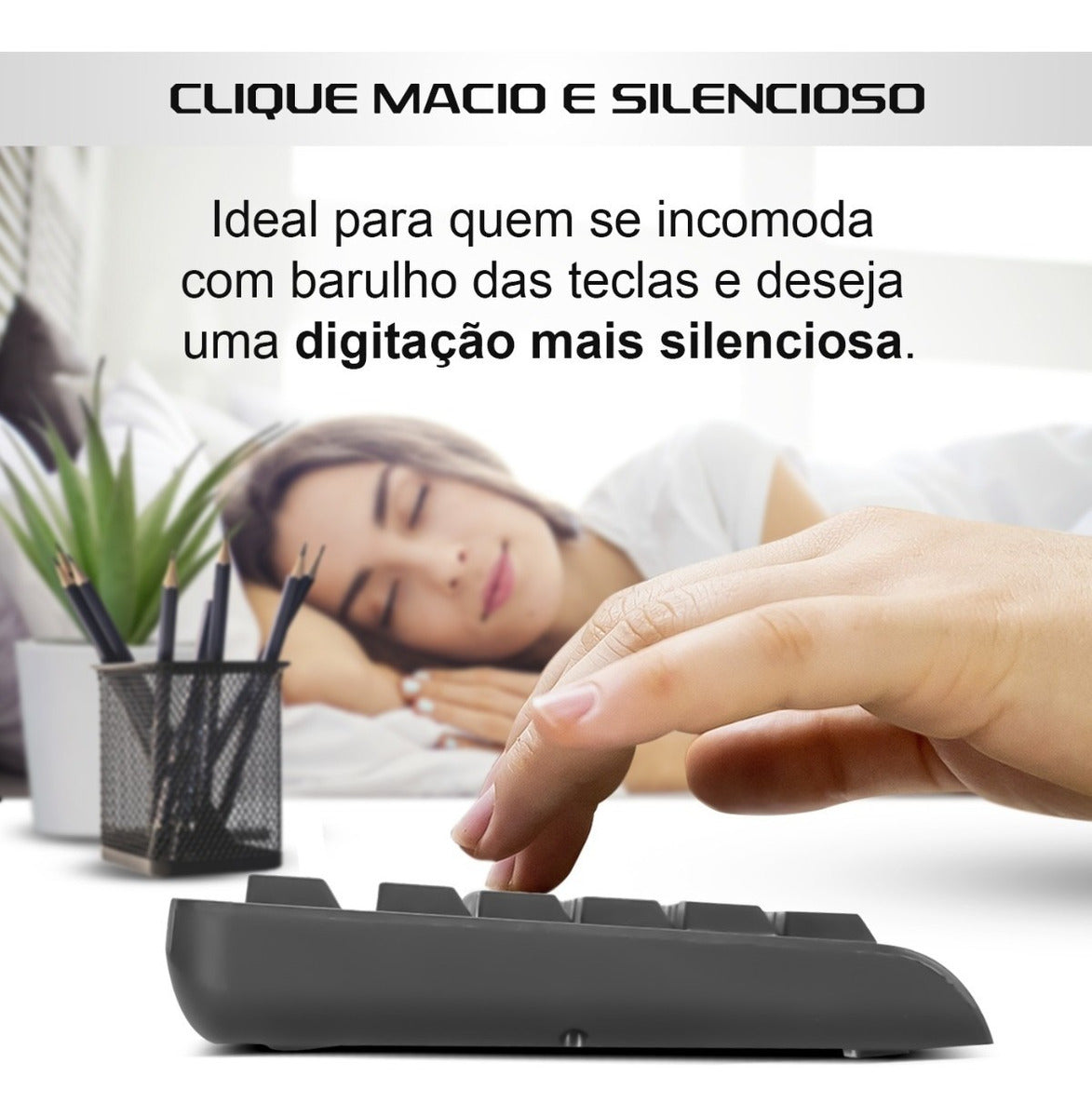 Teclado E Mouse Sem Fio Compatível Windows Mac Xbox Ps5