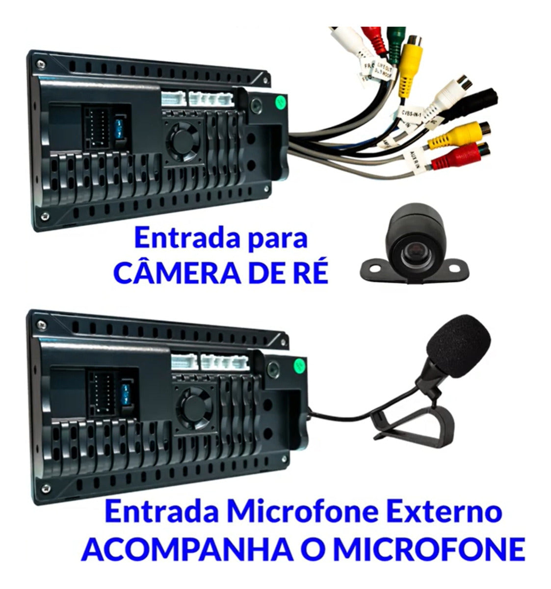 Central Multimídia Slim Mp5 9 Pol Bluetooth Carplay Premium