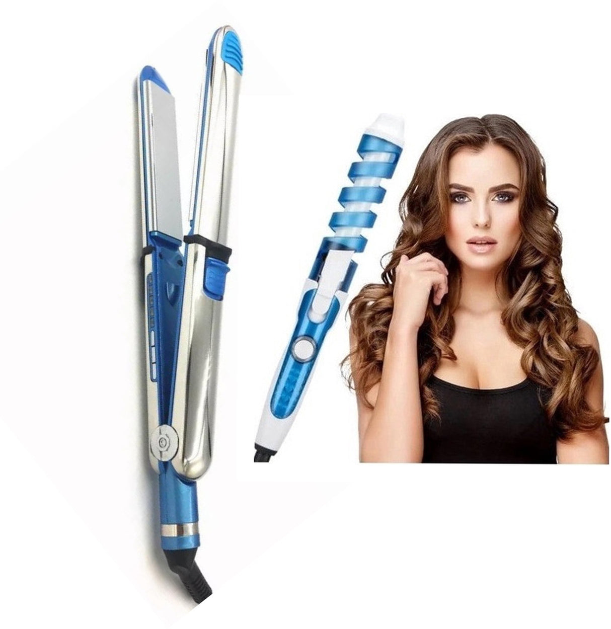 Chapinha De Cabelo Profissional E Modelador De Cachos Premium Bivolt