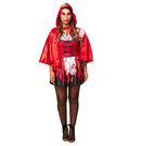 Fantasia Halloween Feminino Chapeuzinho Vermelho Adulto Luxo Premium Carnaval