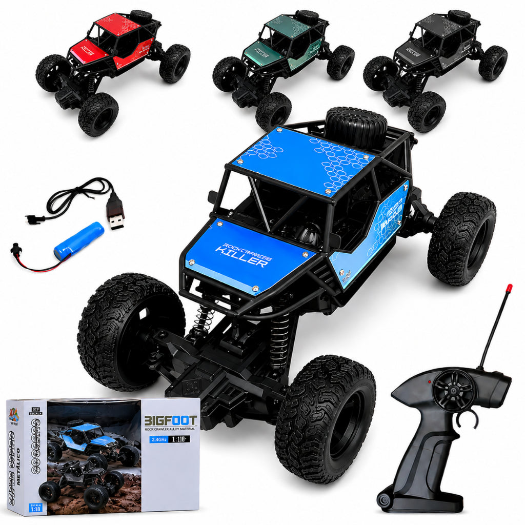 Carrinho Controle Remoto Metálico Rali Super Truck Premium