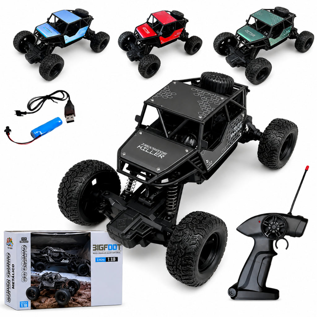 Carrinho Controle Remoto Metálico Rali Super Truck Premium