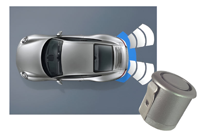 Sensor Estacionamento Universal Sonoro Com Display Premium