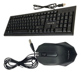 Kit Teclado E Mouse Usb Ultra Silencioso Ergonômico Premium