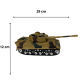 Tanque Guerra Controle Remoto Carrinho Bateria Recarregável