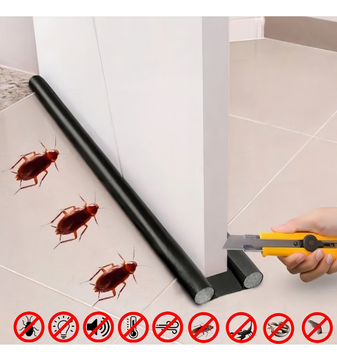 5 Veda Porta Inseto Agua Chuva Impermeável Ajustável Premium