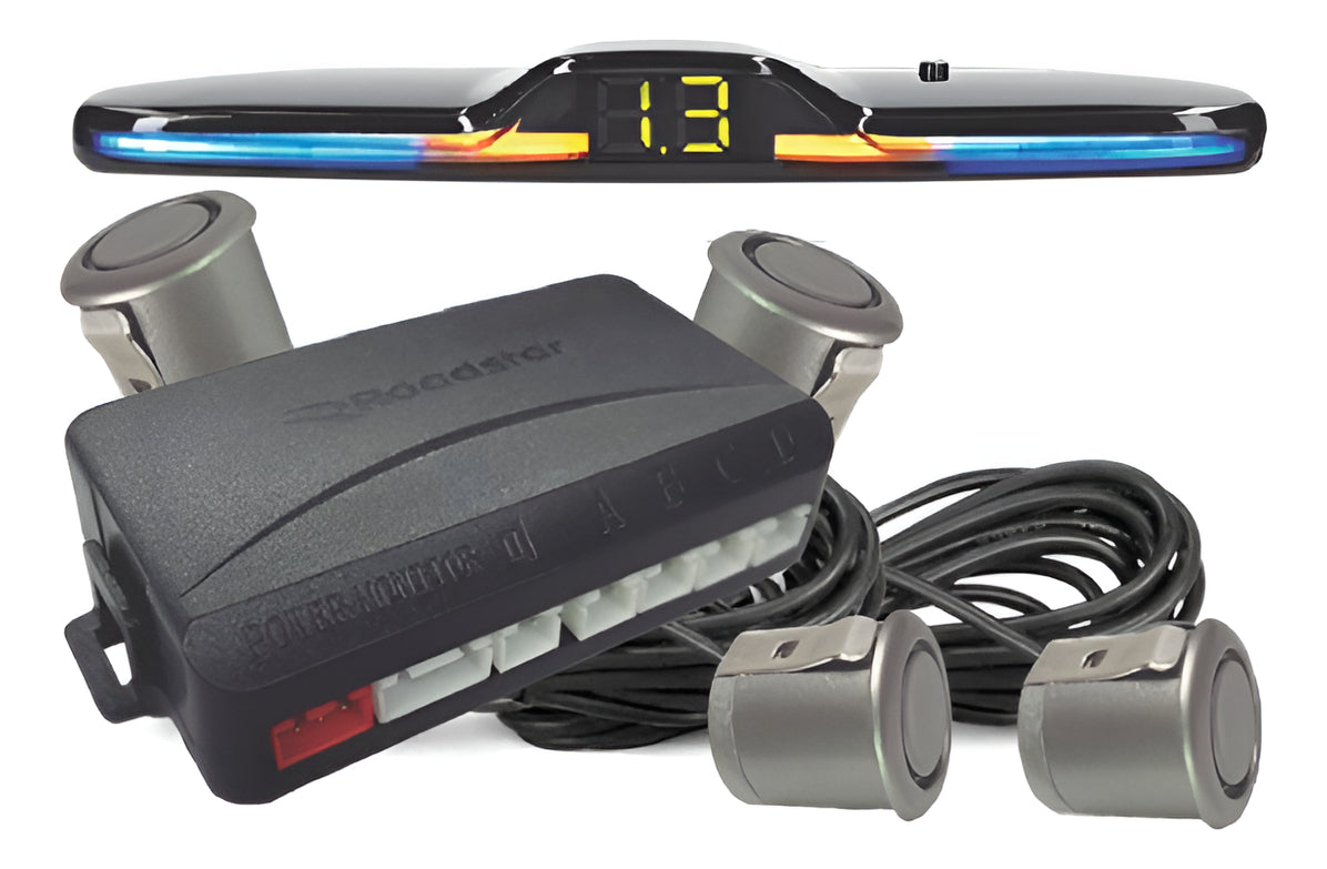 Sensor Estacionamento Universal Sonoro Com Display Premium