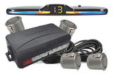Sensor Estacionamento Universal Sonoro Com Display Premium