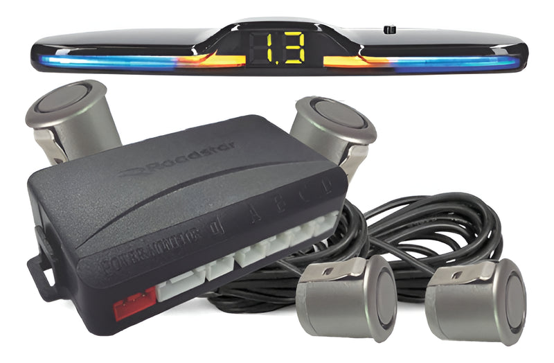 Sensor Estacionamento Universal Sonoro Com Display Premium