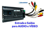 Central Multimídia Slim Mp5 7 Pol Bluetooth Carplay Premium