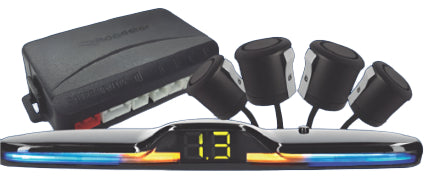 Sensor Estacionamento Universal Sonoro Com Display Premium
