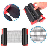 2 Raquete Ping Pong Tenis De Mesa Profissional Rede Retrátil