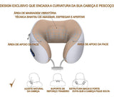 Massageador De Pescoço Lombar Almofada Relaxante Cervical