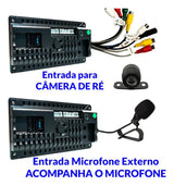 Central Multimídia Slim Mp5 7 Pol Bluetooth Carplay Premium