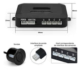 Sensor Estacionamento Universal Sonoro Com Display Premium