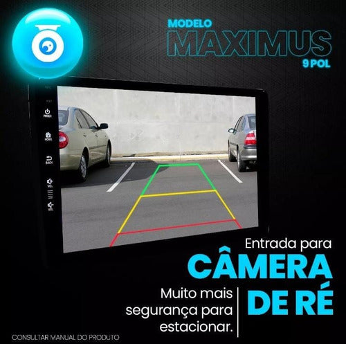 Central Multimídia Universal 9 Pol Carplay Android Premium