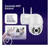 Câmera Segurança Ip Prova Água Wifi Externo Full Hd Premium