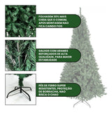 Arvore Natal 1,80m 750 Galhos Encorpada Cheia Luxo Premium