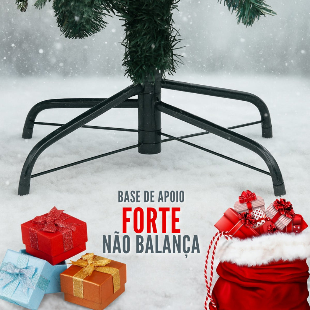 Arvore Natal 1,80m 750 Galhos Encorpada Cheia Luxo Premium