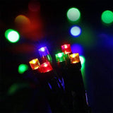 5 Pisca Pisca Natal 10m 100 Led Fixo Colorido Macho Femea