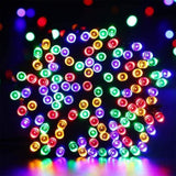 10 Pisca Pisca Cordao Natal 10m 100led Fixo Colorid Mach Fem
