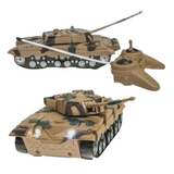 Tanque Guerra Controle Remoto Carrinho Bateria Recarregável