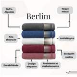 5 Toalha Banho Banhao Gigante Grossa Fofinha Luxo Premium