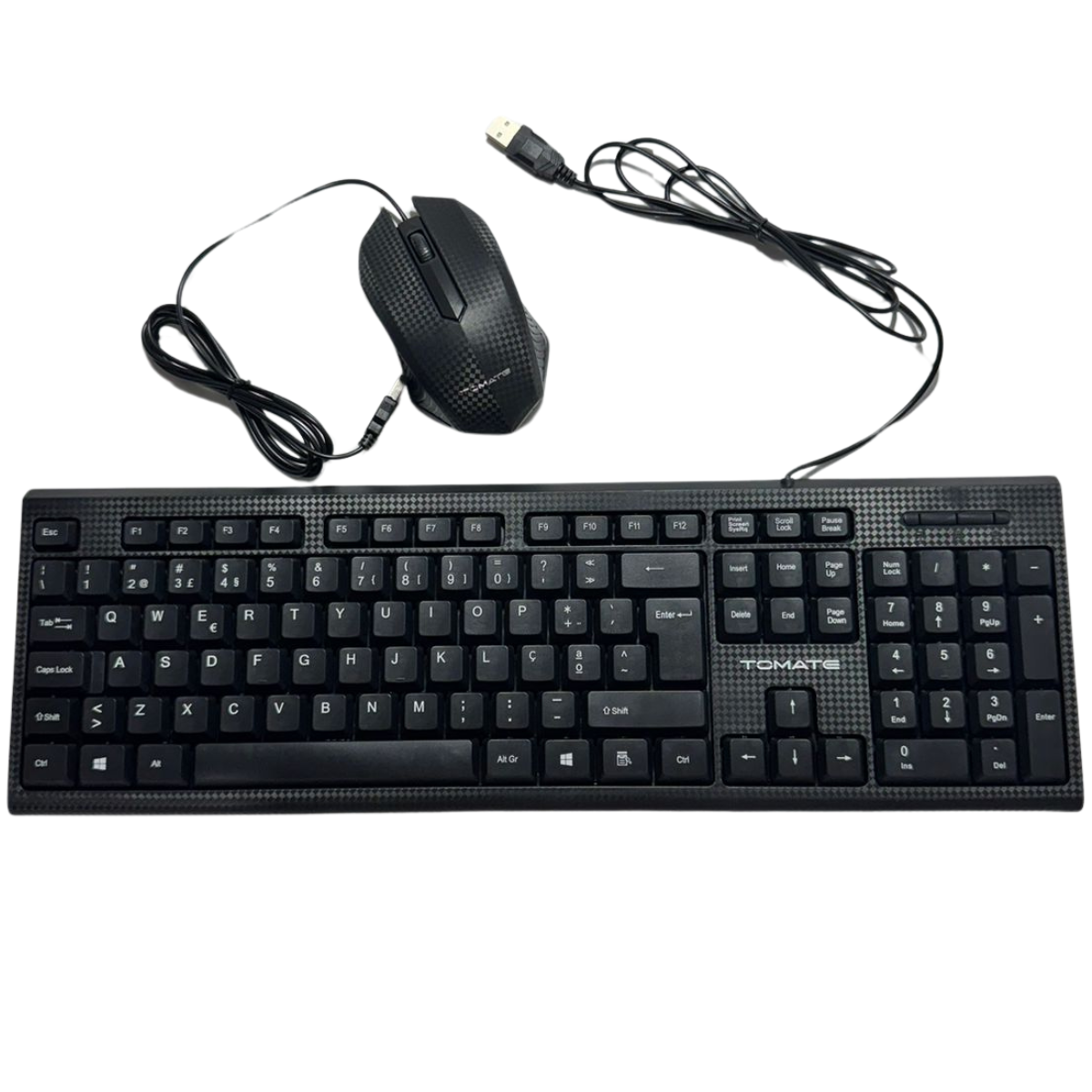 Kit Teclado E Mouse Usb Ultra Silencioso Ergonômico Premium