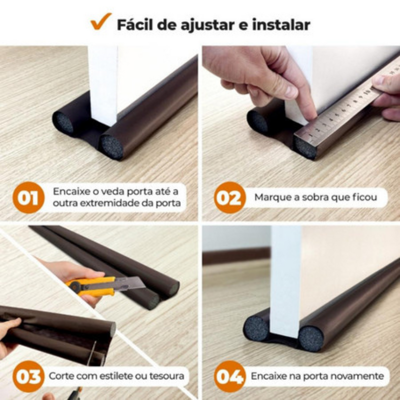 5 Veda Porta Inseto Agua Chuva Impermeável Ajustável Premium