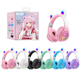 Fone Ouvido Bluetooth Infantil Coelho Led Menino Menina Luxo Premium