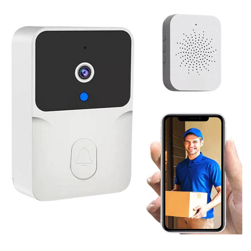Campainha Sem Fio Residencial Inteligente Wifi Video Premium