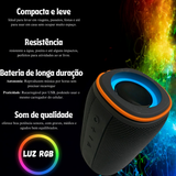 Caixa Som Bluetooth Potente Graves Alto Prova Agua Premium