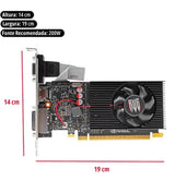 Placa De Video Nvidia Vga Geforce Gt 705 2gb Ddr3 Gamer