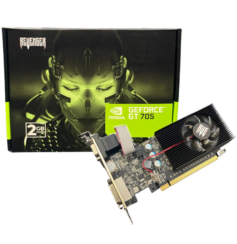 Placa De Video Nvidia Vga Geforce Gt 705 2gb Ddr3 Gamer