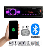 Radio Automotivo Bluetooth Potente Com 7 Led Pendrive Premium