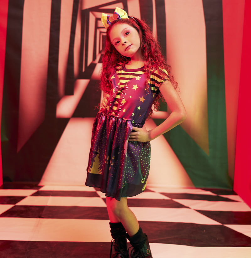 Festa Fantasia Halloween Infantil Menina Luxo Premium Promo
