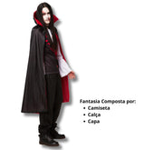 Fantasia Halloween Masculino Esqueleto Adulto Luxo Premium Carnaval
