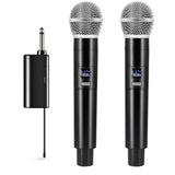 2 Microfone Sem Fio Duplo Profissional Uhf Karaoke Igreja Palestra Premium