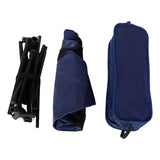 Cadeira Camping Dobrável Portátil Encosto Reforçada 140kg Com Bolsa