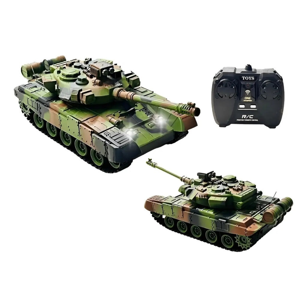 Tanque Guerra Controle Remoto Carrinho Bateria Recarregável Premium