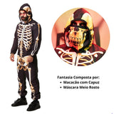Festa Fantasia Halloween Masculino Adulto Luxo Carnaval Premium