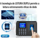 Relógio Ponto Biométrico Digital Livre Software Fácil Configuração Premium