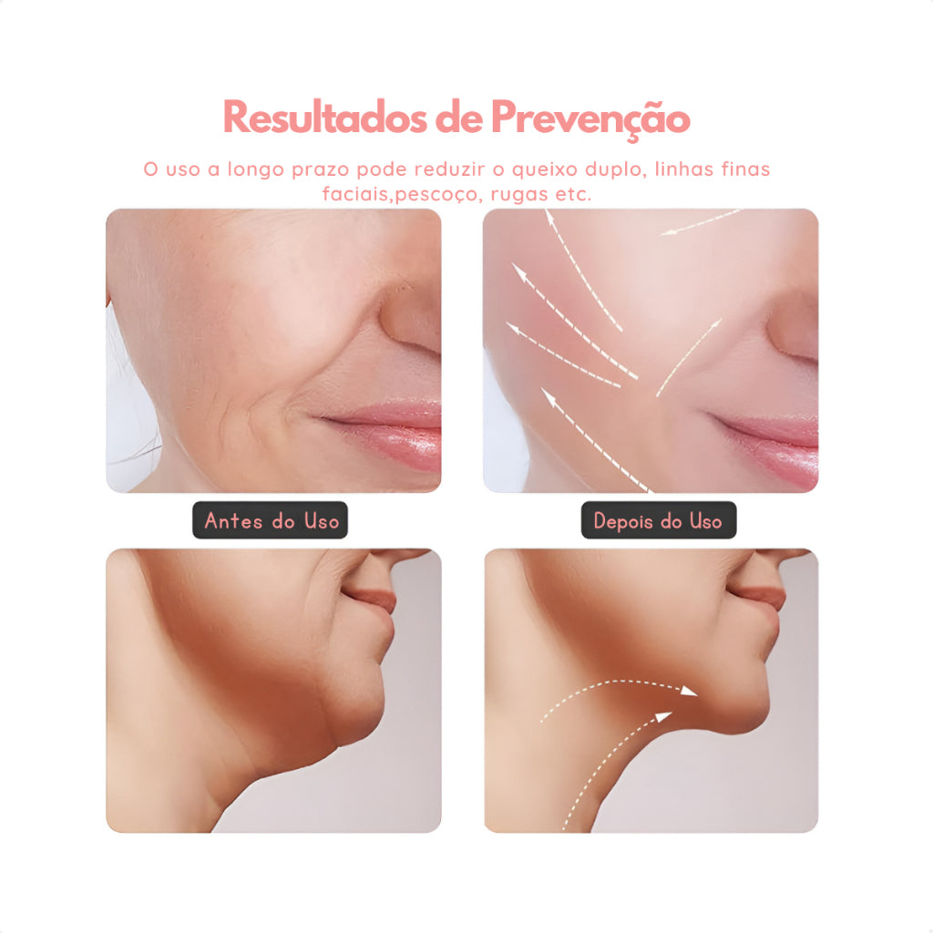 Massageador Facial Led Lift Fototerapia Anti Flacidez Luxo Portatil Premium