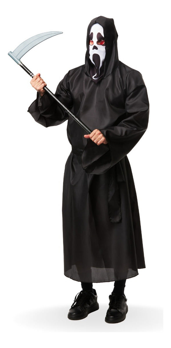 Fantasia Halloween Masculino Morte Adulto Luxo Premium Carnaval