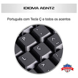 Teclado E Mouse Sem Fio Compatível Windows Mac Xbox Ps5