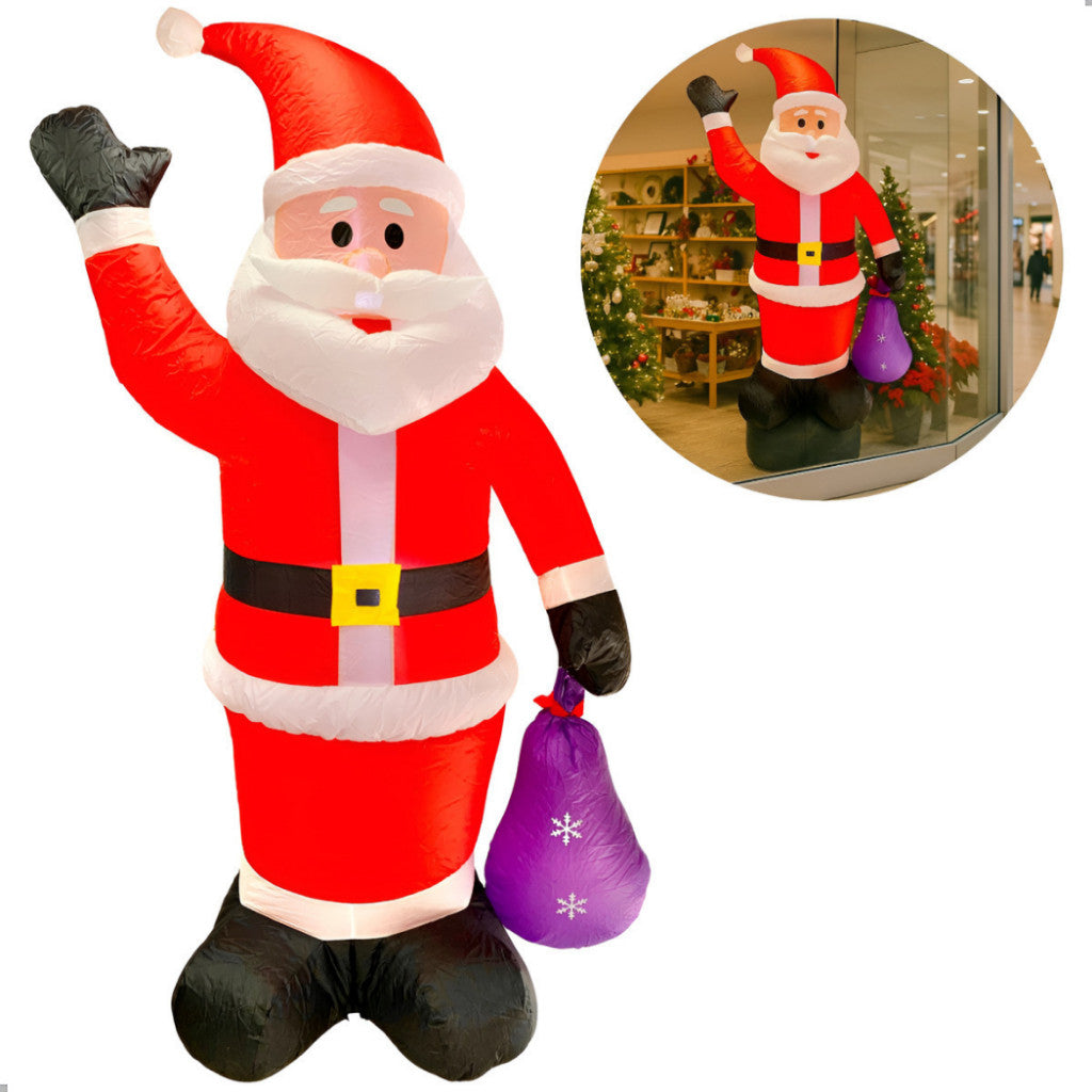 Papai Noel Inflável Decoração Natal Gigante Grande Premium