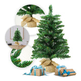 Arvore Natal Mesa 60cm Decoração Loja Escritório Luxo Premium