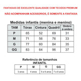 Fantasia Halloween Infantil Menino Luxo Qualidade Premium