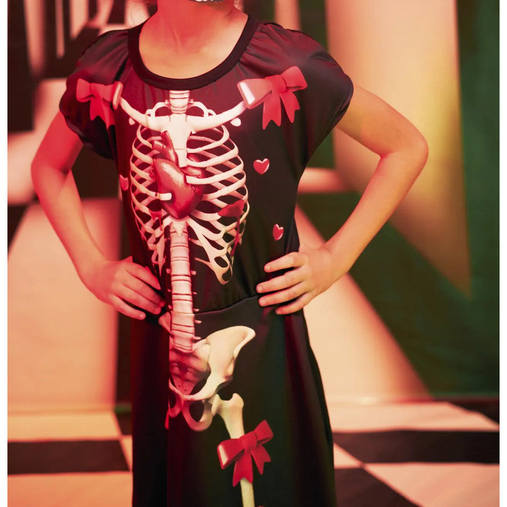 Festa Fantasia Halloween Infantil Menina Luxo Premium