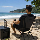 Cadeira Dobrável Camping Pesca Praia 140kg C Bolsa Portátil